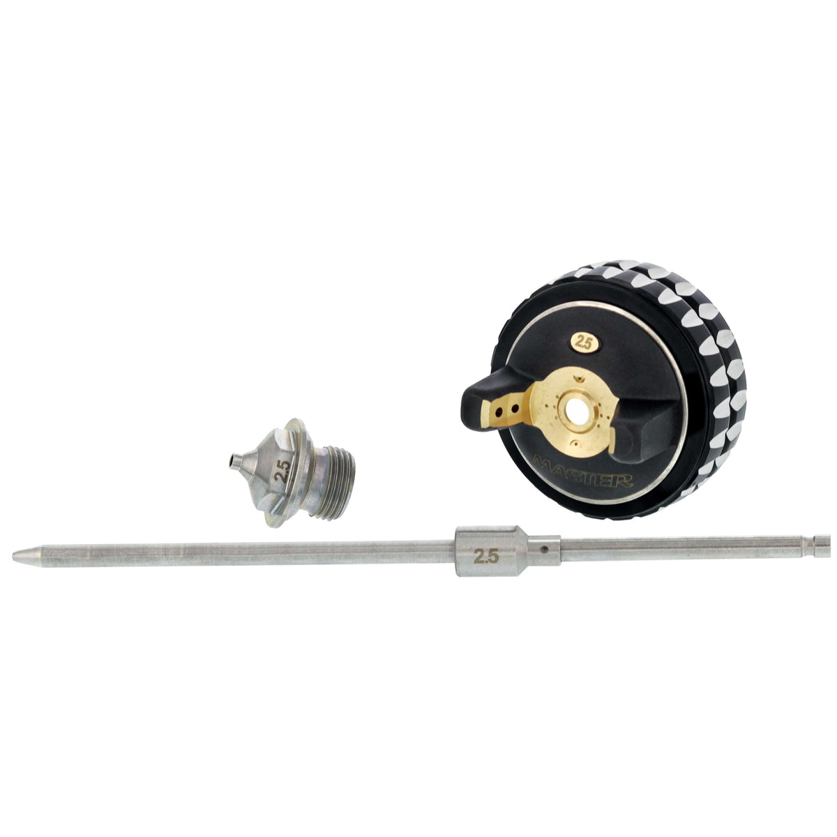2.5 mm Needle, Fluid Nozzle and Air Cap Set Only - Fits PRO-33 High-Performance HVLP Spray Gun