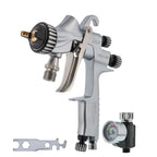 PRO-55 HVLP Automotive Spray Paint Gun with 1.2mm Tip - Pressure Feed Spray Gun for Painting Car Basecoats, Clearcoats, Industrial Coatings & Woodworking Coatings - Superior Atomization
