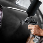 Performance PRO-88 HVLP Automotive Spray Paint Gun with 3 Tips 1.3, 1.4 and 1.8mm, 1L Cup, Regulator Gauge, MPS Adapter