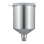 600 ml Aluminum Gravity Feed Spray Paint Gun Cup with a Drip-Free Plastic Push-On Lid - Cup Fits All PRO-44 Series HVLP Spray Guns