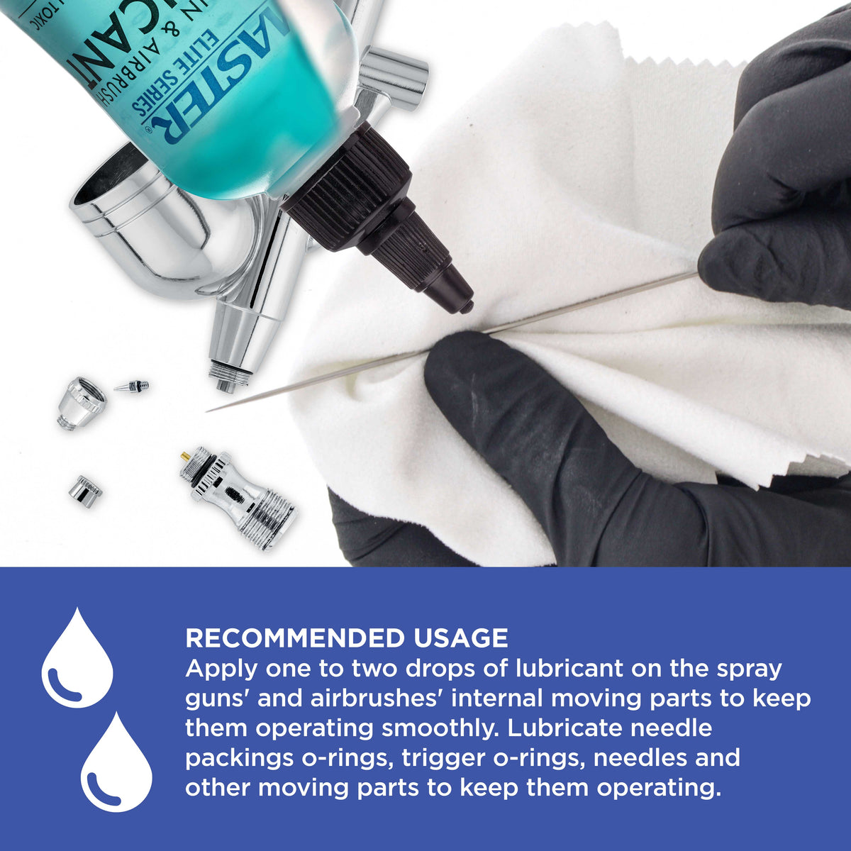 Series Spray Gun and Airbrush Lubricant, 4 Ounce - Ideal Lube for Increased Performance, Smoother Trigger Action, Reduced Needle Friction