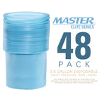 2.8 Gallon Paint Pressure Pot Tank Liners, Pack of 48 - Disposable Liners that Fit Most 2.5 to 2.8 Gallon Tanks,  Models