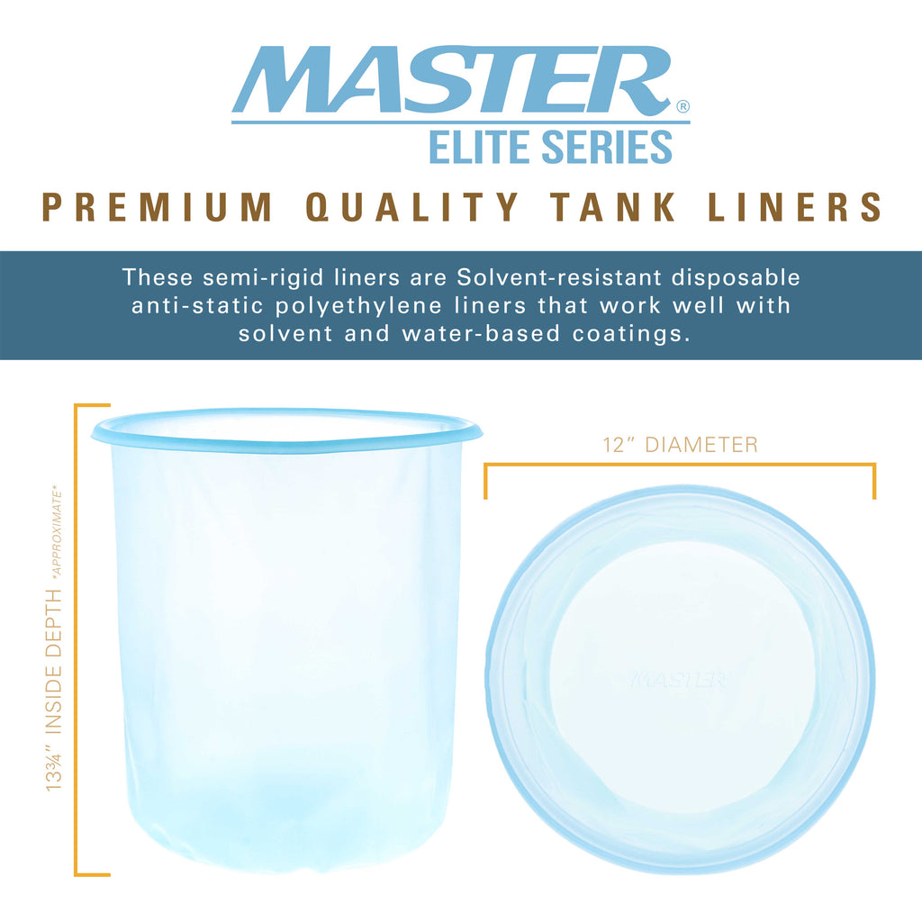 5 Gallon Paint Pressure Pot Tank Liners, Pack of 48 - Disposable Liners that Fit Most 5 Gallon Tanks,  Models - Pail Bucket Liner