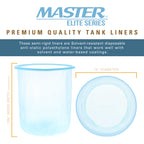 5 Gallon Paint Pressure Pot Tank Liners, Pack of 48 - Disposable Liners that Fit Most 5 Gallon Tanks,  Models - Pail Bucket Liner
