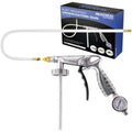 Undercoating Spray Gun with Regulator & Flexible Extension Wand - Pneumatic Automotive Application Sprayer Undercoating Gun for Truck Bed Liner