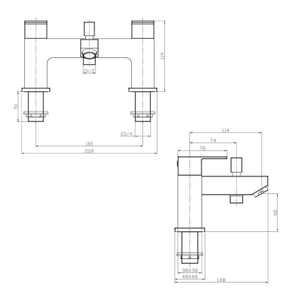 Mist Bath Shower Mixer Tap