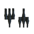 3 to 1 Solar Branch Connectors MMMF+FFFM Pair