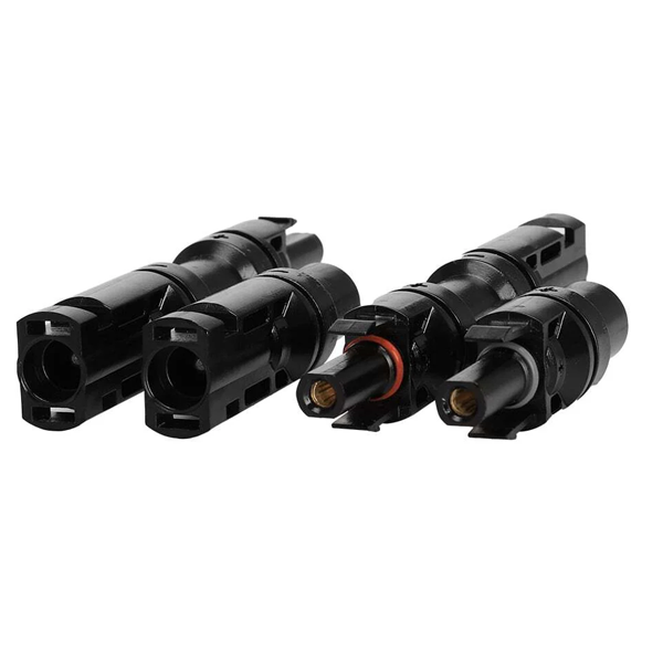 MC4 T-Branch 2-to-1 Solar Connector Pair