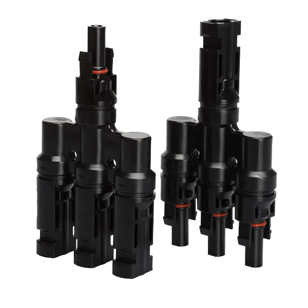 MC4 H-Branch 3-to-1 Branch Joiner Solar Connector Pair