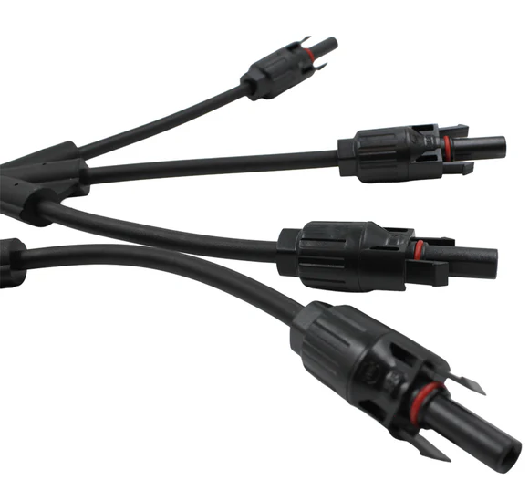 MC4 Y-Branch 3-to-1 Branch Joiner Solar Connector Pair