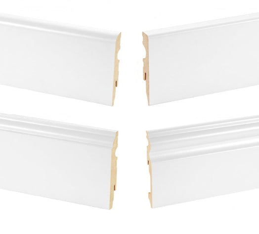 Primed White MDF Skirting Board 2.2m