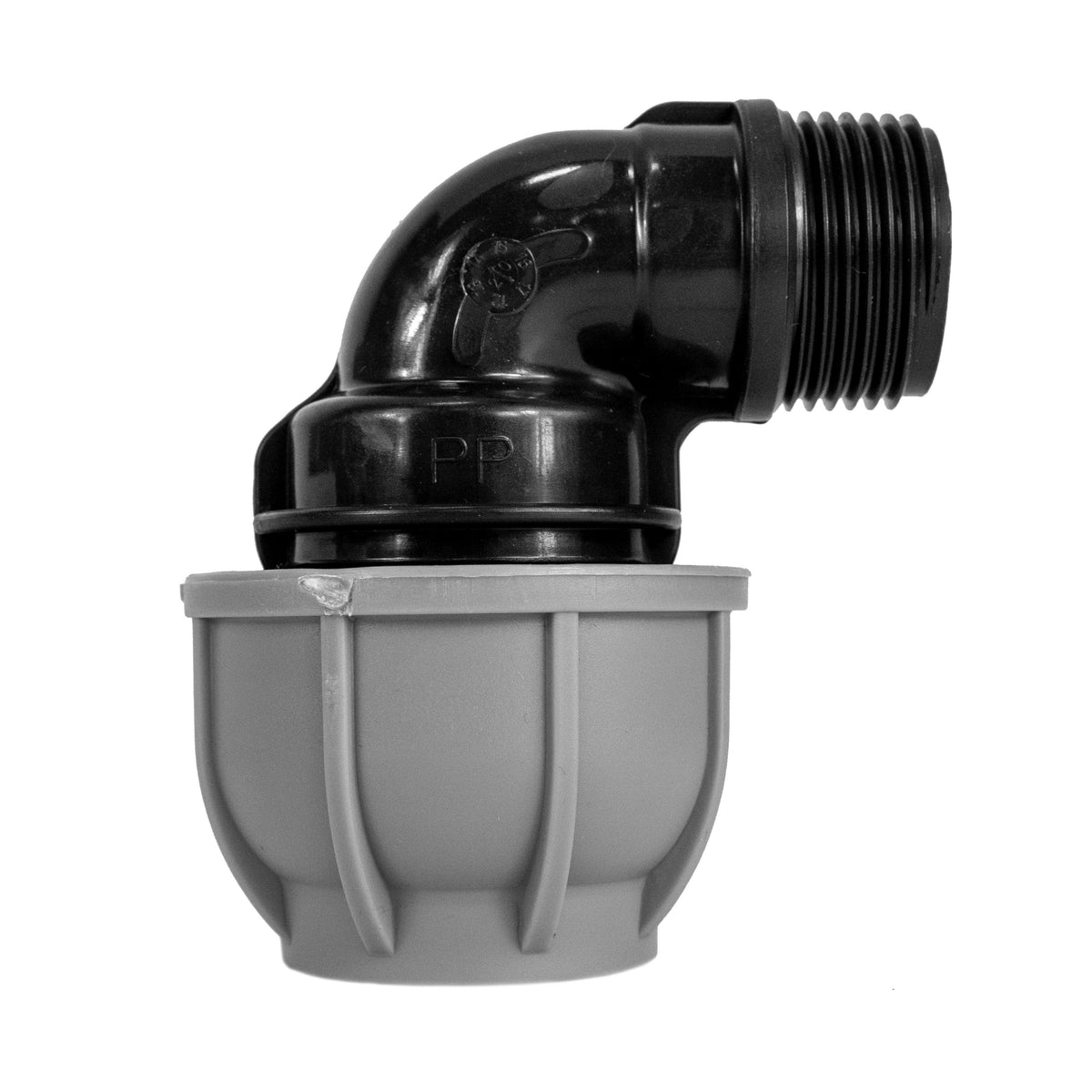 IBC 6-inch Cap Kit with 32mm MDPE Elbow