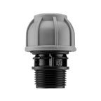 20mm MDPE Straight with BSPF-Quick Connect Valve & Hose Connector 3/4" BSPM