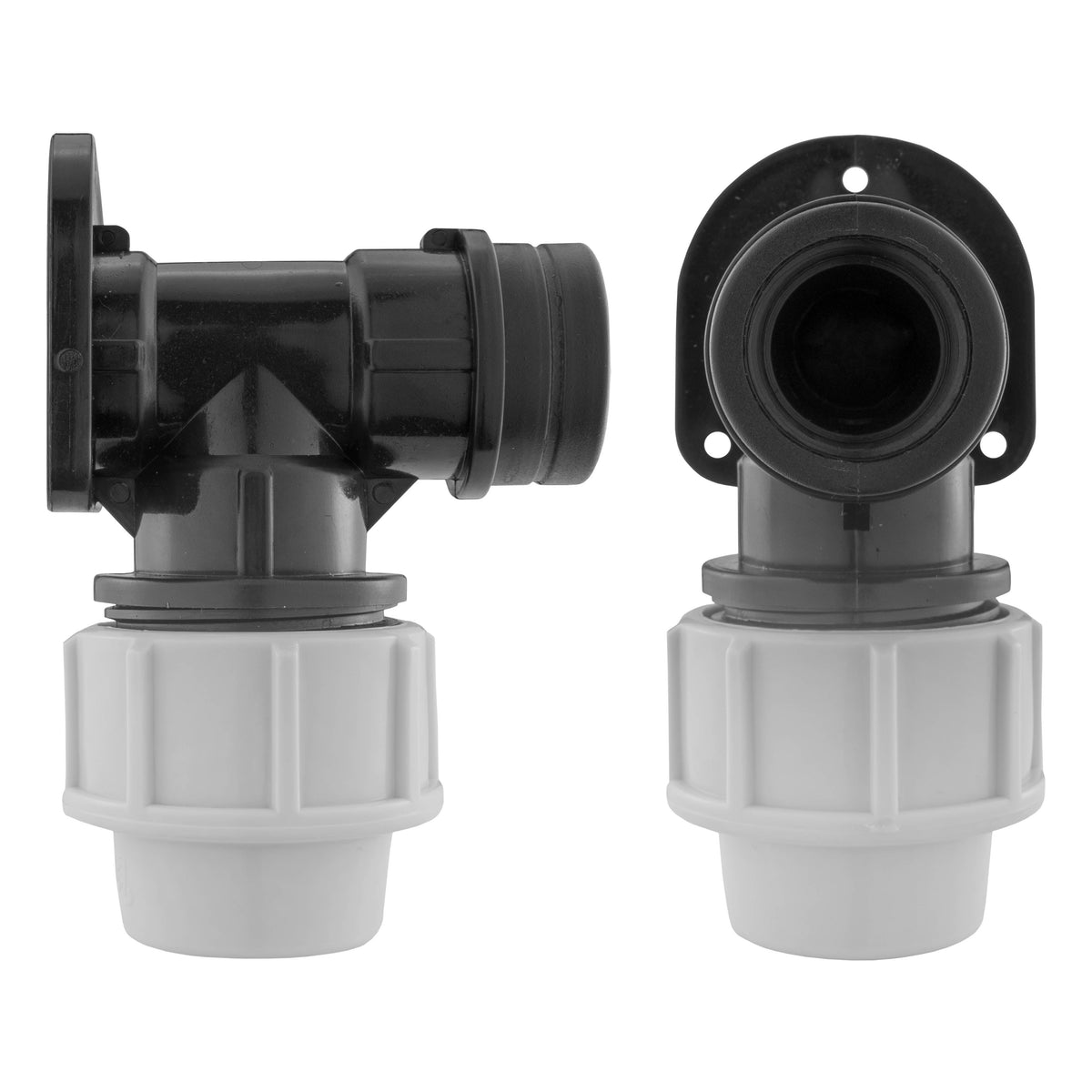 Wall Flange Kit 32mm MDPE + Valve + Geka