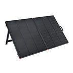 MEGA 200 Portable Briefcase Charging Kit | 200 Watt Portable Solar Panel | Premium 12V Portable Solar Panel for Generators, Vans, Campers | High Efficiency