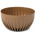 Mira Bowl Pot, Insert and Hole with Plug 300mm Eco Wood
