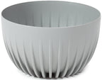 Mira Bowl Pot, Insert and Hole with Plug 300mm Gray