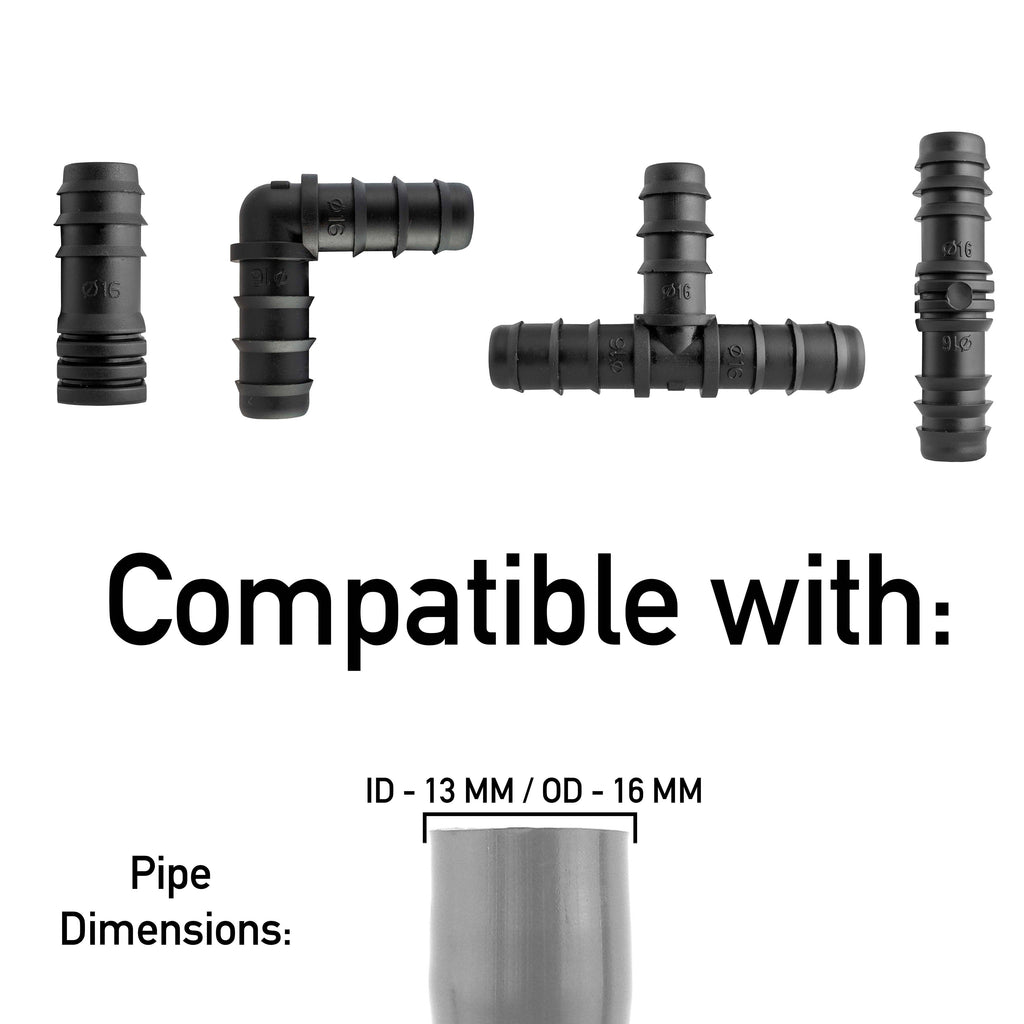 Mix 1/2" Barb Connectors HOZ25+