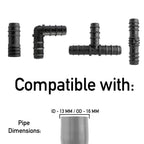 Mix 1/2" Barb Connectors POROUS10