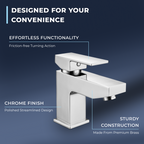 Mist Basin Mixer Tap with Push Button Waste
