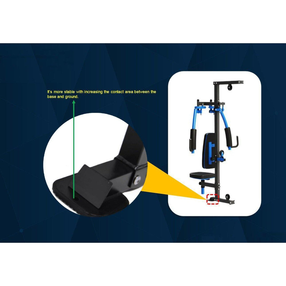 Muscle Motion MSG1000AC Light Commercial 2 Station Gym