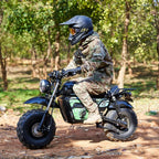 MotoTec 60v 1500w Electric Powered Mini Bike Lithium Black