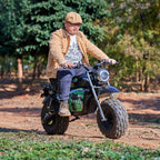 MotoTec 60v 1500w Electric Powered Mini Bike Lithium Black
