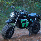 MotoTec 60v 1500w Electric Powered Mini Bike Lithium Black