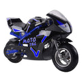 MotoTec Electric Pocket Bike GT 36v 500w | My Garage Supplies