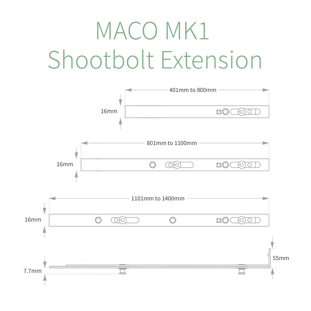 MACO MK1 Shootbolt Espag Extension Rod