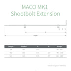 MACO MK1 Shootbolt Espag Extension Rod