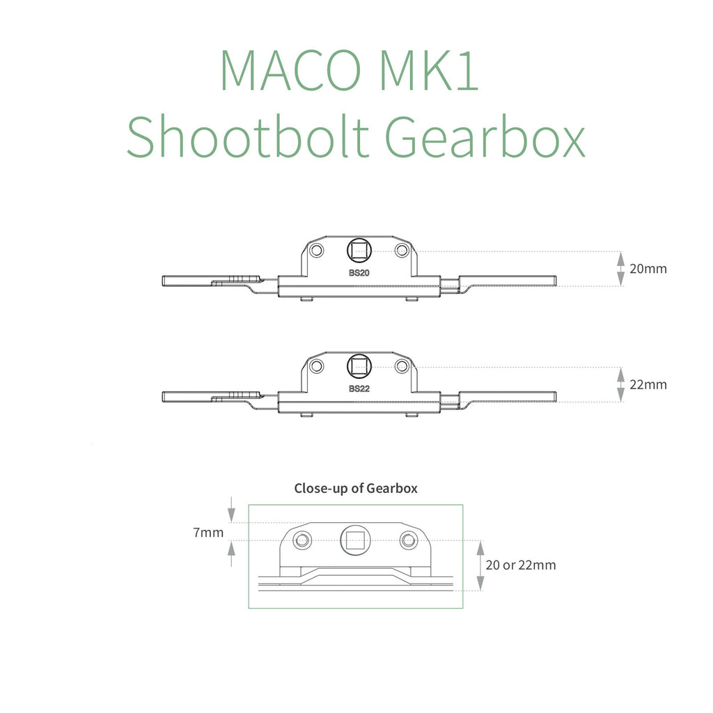 MACO MK1 Shootbolt Espag Gearbox