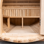 Compact Outdoor Barrel Sauna — Thermo Pine Wood | 2-4 Person