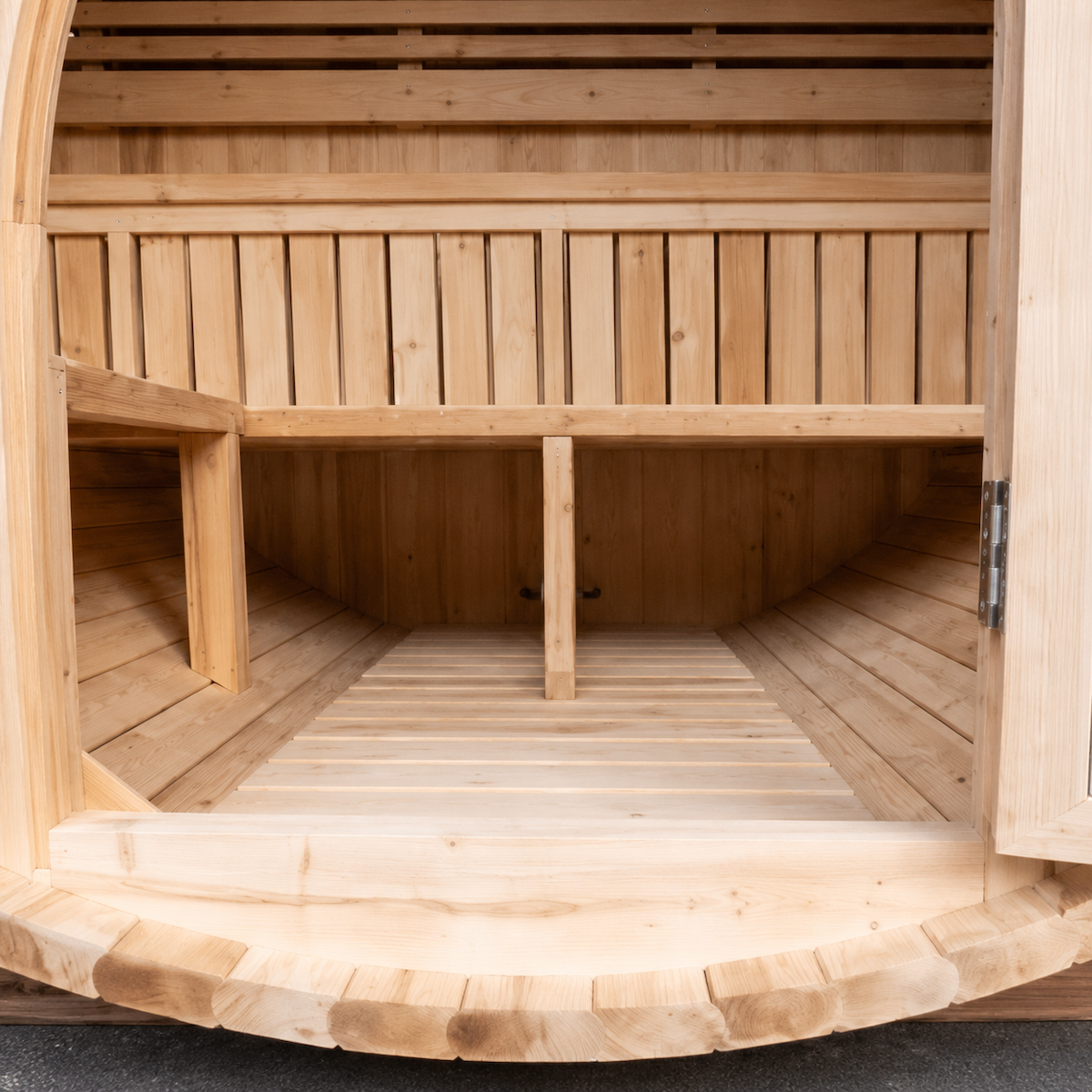 Compact Outdoor Barrel Sauna — Thermo Pine Wood | 2-4 Person