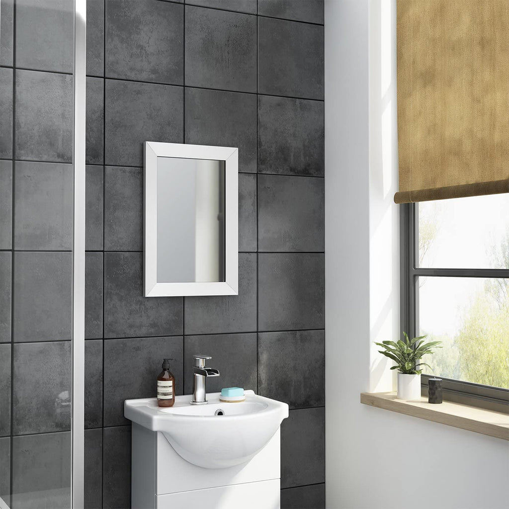 Brillia Framed Bevelled Non Illuminated Mirror