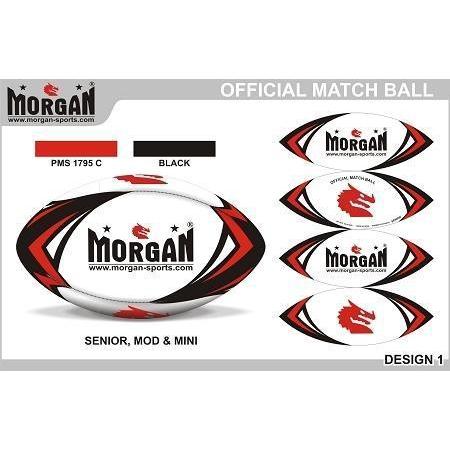 Morgan Match 4-PLY Rugby League Ball