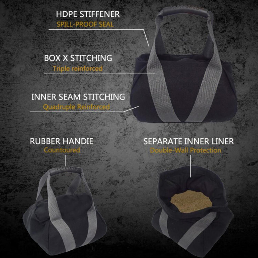 Morgan Portable Sand Kettlebell (Availabel in 10kg, 15kg, or 20kg)