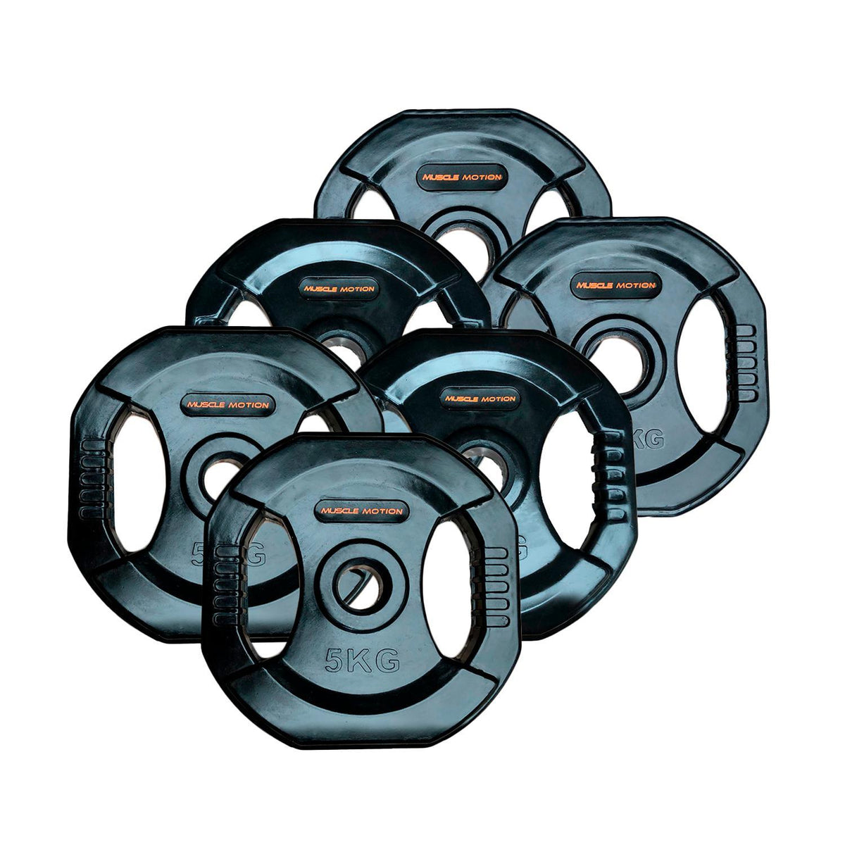 Muscle Motion 40kg Rubber Adjustable Standard Dumbbell Set