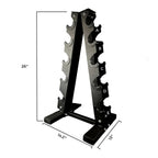 Muscle Motion P605 Dumbbell Rack, to fit 5 pairs up to 12.5kg