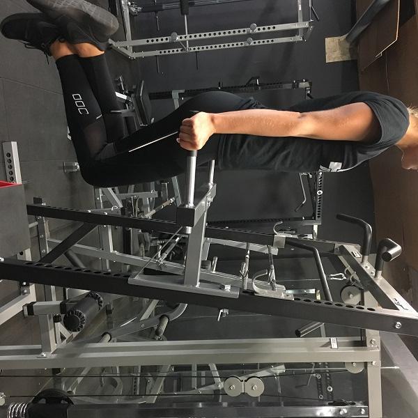Muscle Motion Half Rack with High Low pulley (Rating Certified)