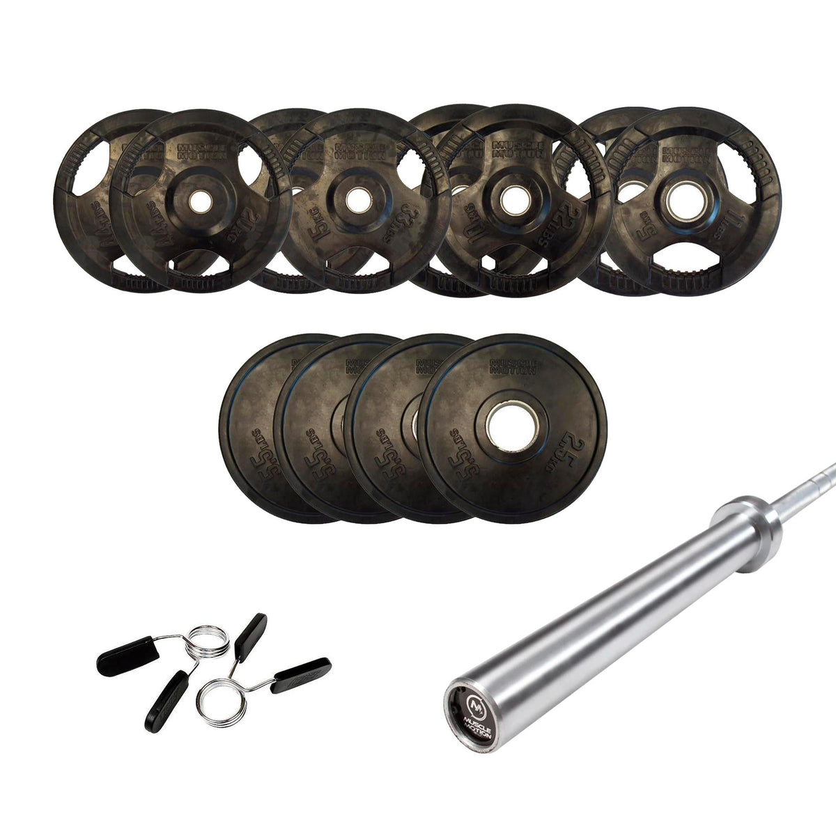 Muscle Motion Valor Modular Half Rack With High Low Pulley Package