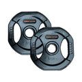 -Standard Rubber Coated Weight Plates-Gym Direct