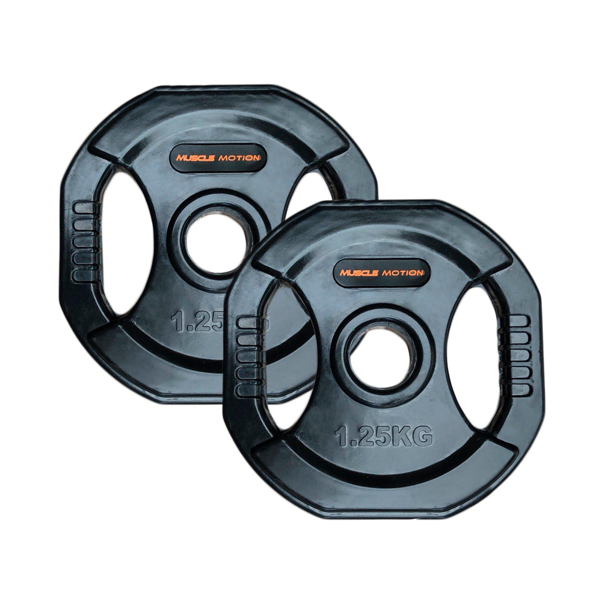 -Standard Rubber Coated Weight Plates-Gym Direct