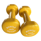 Muscle Motion Vinyl Round Dumbbells Pair - Clearance
