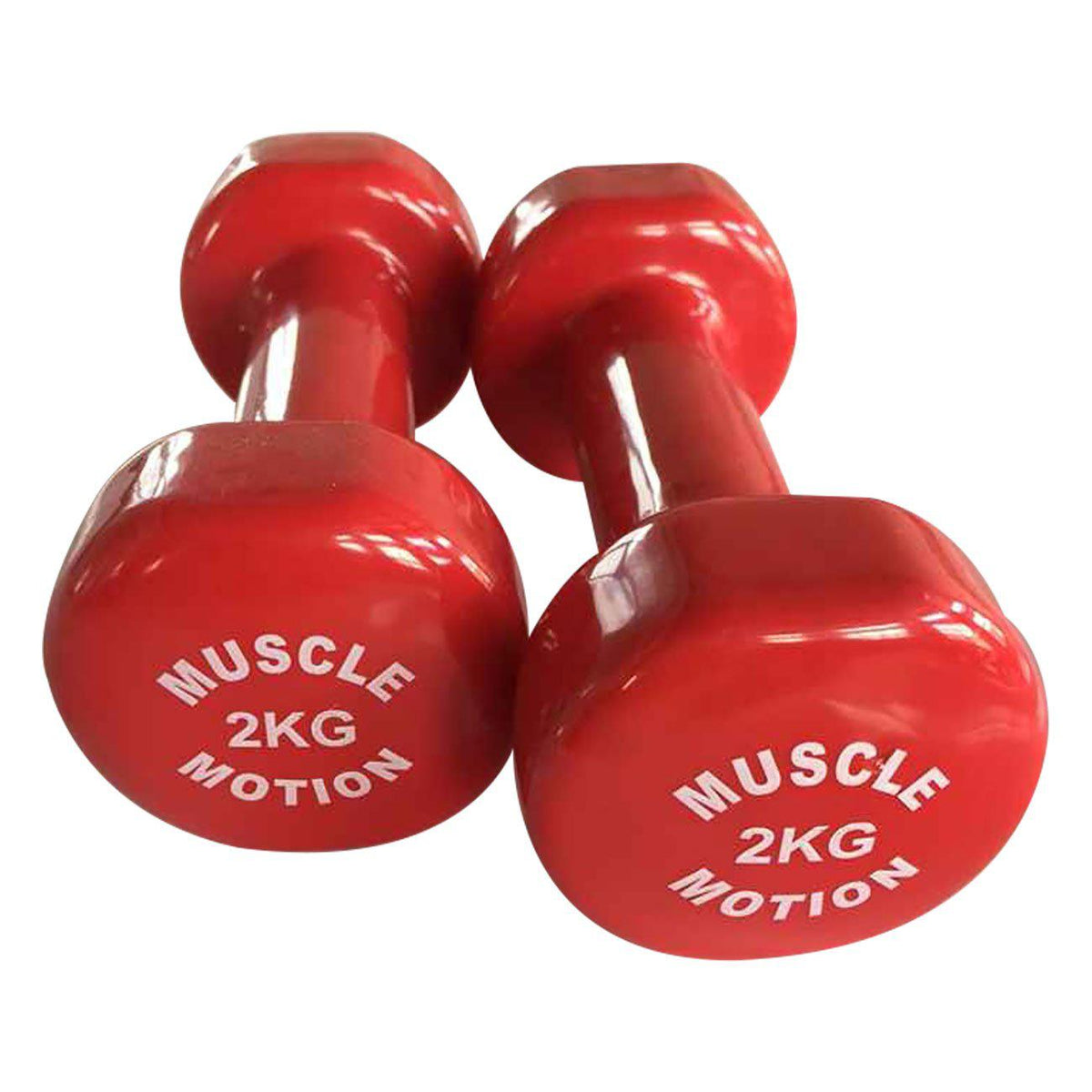 Muscle Motion Vinyl Round Dumbbells Pair - Clearance