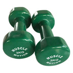 Muscle Motion Vinyl Round Dumbbells Pair - Clearance