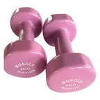 Muscle Motion Vinyl Dumbbell Set (1kg - 5kg) with Rack
