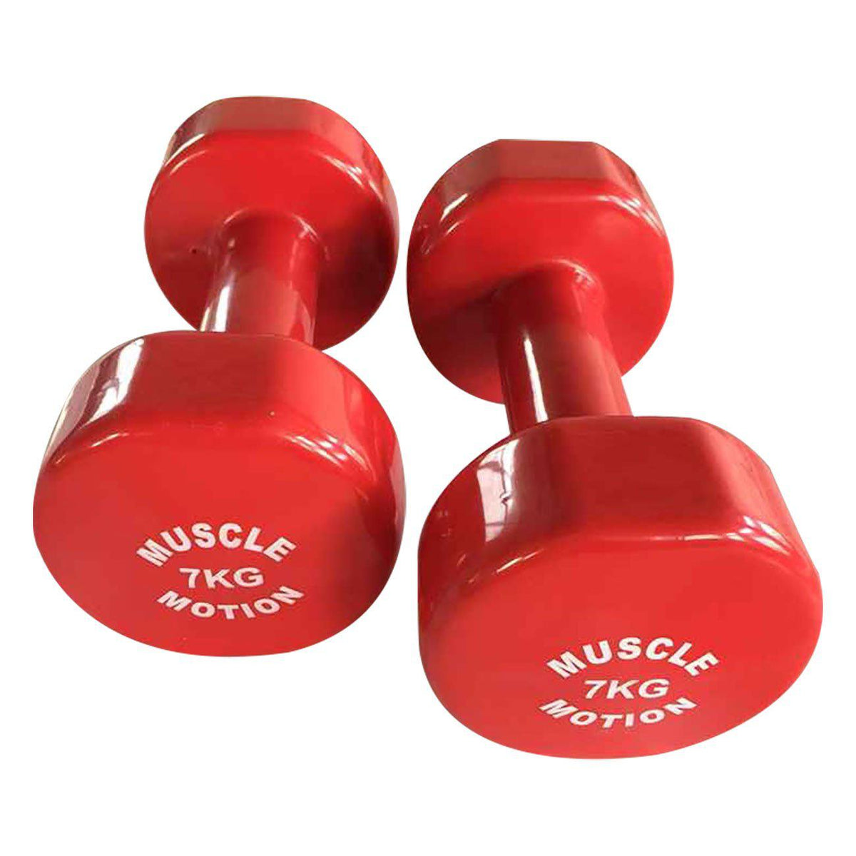 Muscle Motion Vinyl Round Dumbbells Pair - Clearance