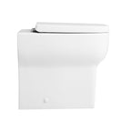 Naples Short Projection Back to Wall Toilet With Soft Close Toilet Seat - White