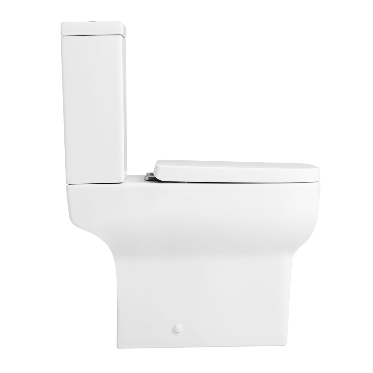 Naples Short Projection Close Coupled Toilet with Soft Close Seat & Cistern - White